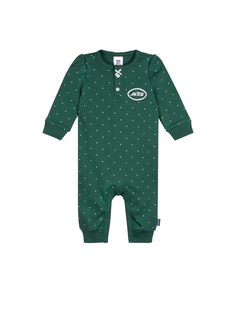 NFL New York Jets Green Polka-Dot Baby One-Piece